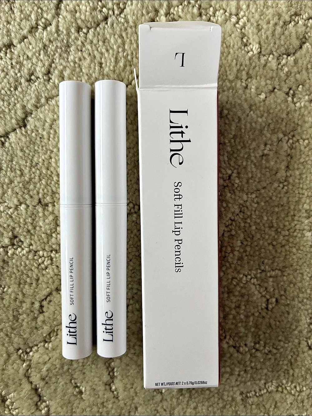 ILIA Soft Focus Lip Pencil Lip Liner Duo Scarlet & Dusk